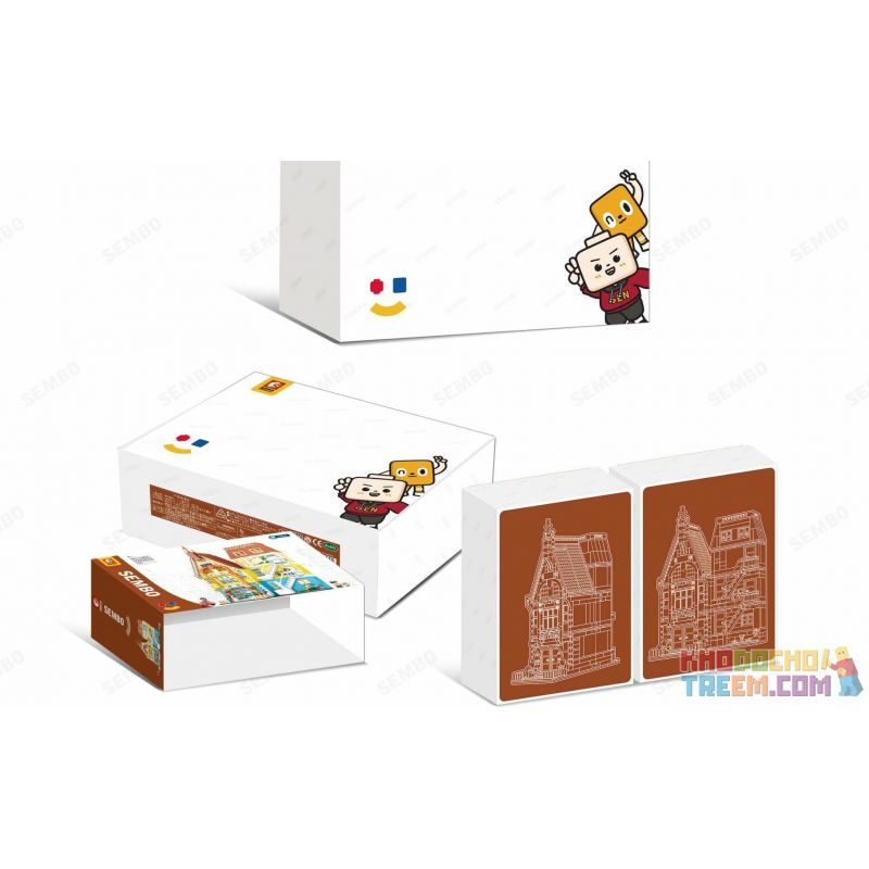 SEMBO 601146C non  QUANG CẢNH ĐƯỜNG PHỐ BẮC ÂU bộ đồ chơi xếp lắp ráp ghép mô hình Modular Buildings Mô Hình Nhà Cửa 1509 khối SEMBO 601146C non  QUANG CẢNH ĐƯỜNG PHỐ BẮC ÂU bộ đồ chơi xếp lắp ráp ghép mô hình Modular Buildings Mô Hình Nhà Cửa 1509 khối