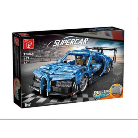 TA GAOLE T3003 3003 non  BUGADI TRỞ LẠI XE BUÝT bộ đồ chơi xếp lắp ráp ghép mô hình  SUPERCAR Kỹ Thuật Công Nghệ Cao Mô Hình Phương Tiện 447 khối