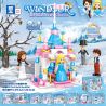 ZHEGAO QL1173 1173 non  KỶ NIỆM LÂU ĐÀI ICE AND SNOW PRINCESS 8 bộ đồ chơi xếp lắp ráp ghép mô hình Disney Princess WINDSOR CASTLE Công Chúa