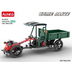 ACHKO 50029 non  MÁY KÉO ĐI BỘ bộ đồ chơi xếp lắp ráp ghép mô hình  TRACTOR Kỹ Thuật Công Nghệ Cao Mô Hình Phương Tiện 742 khối