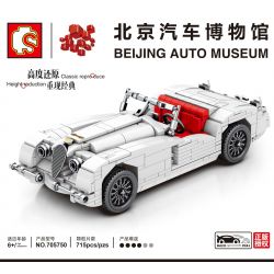 SEMBO 705750 non  JAGUAR XK120 XE (VƯƠNG QUỐC ANH 1961) bộ đồ chơi xếp lắp ráp ghép mô hình Creator Sáng Tạo 715 khối