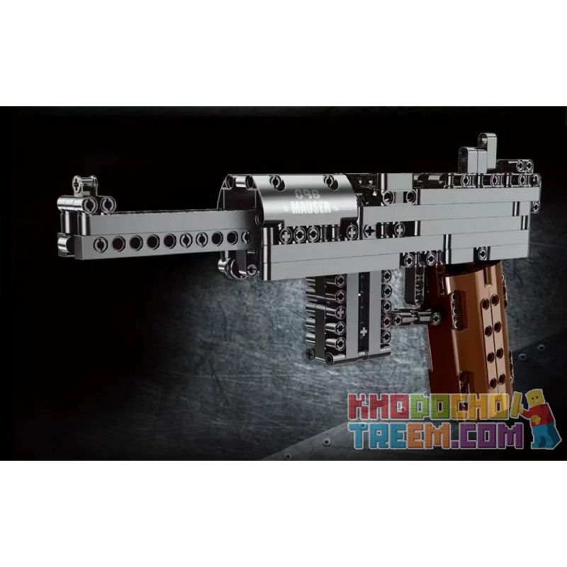 MouldKing 14011 Mould King 14011 non Lego MESSER C96. bộ đồ chơi xếp lắp ráp ghép mô hình Gun MAUSER C96 Súng 368 khối