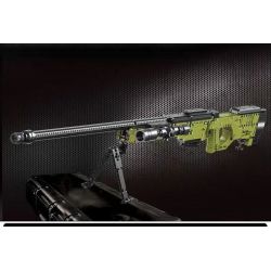 MouldKing 14010 Mould King 14010 non  SÚNG TRƯỜNG BẮN TỈA AWM. bộ đồ chơi xếp lắp ráp ghép mô hình Gun AWM SNIPER RIFLE 1628 khối