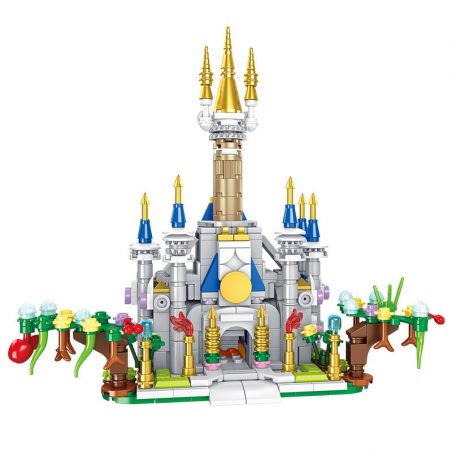 PanlosBrick 633056 Panlos Brick 633056 non  CÔNG CHÚA LÂU ĐÀI 12IN1. bộ đồ chơi xếp lắp ráp ghép mô hình Medieval Castle CASTLE PARADISE Chiến Tranh Trung Cổ 626 khối