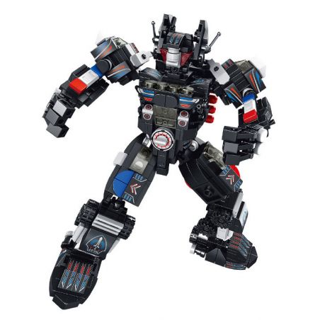 PanlosBrick 633053 Panlos Brick 633053 non  MÁY CẢNH SÁT ĐẶC BIỆT 12IN1 bộ đồ chơi xếp lắp ráp ghép mô hình Swat Special Force SWAT MECHA Đặc Nhiệm 617 khối