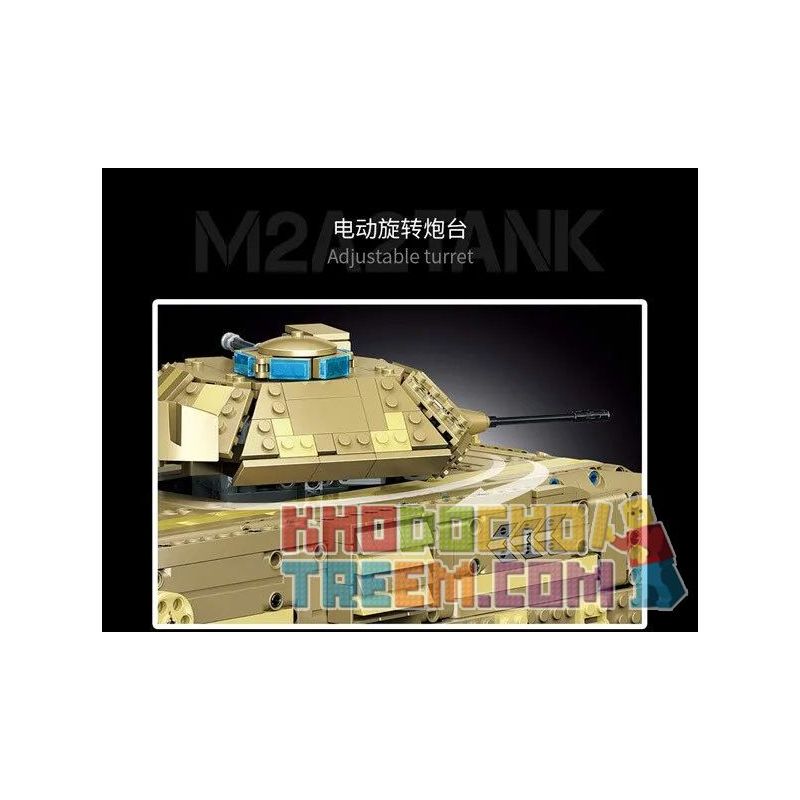 MOYU BLOCK MY86001 86001 non  BỂ BỌC THÉP BỘ BINH M2A2 bộ đồ chơi xếp lắp ráp ghép mô hình  M2A2 TANK Kỹ Thuật Công Nghệ Cao Mô Hình Phương Tiện 1763 khối