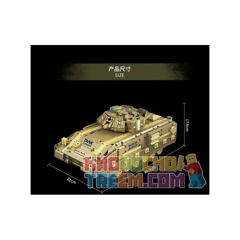 MOYU BLOCK MY86001 86001 non  BỂ BỌC THÉP BỘ BINH M2A2 bộ đồ chơi xếp lắp ráp ghép mô hình  M2A2 TANK Kỹ Thuật Công Nghệ Cao Mô Hình Phương Tiện 1763 khối