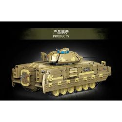 MOYU BLOCK MY86001 86001 non  BỂ BỌC THÉP BỘ BINH M2A2 bộ đồ chơi xếp lắp ráp ghép mô hình  M2A2 TANK Kỹ Thuật Công Nghệ Cao Mô Hình Phương Tiện 1763 khối