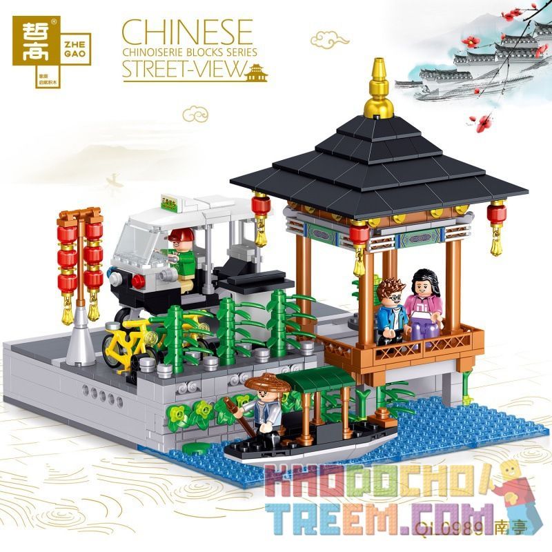 ZHEGAO QL0989 0989 QL0990 0990 QL0991 0991 QL0992 0992 QL0993 0993 QL0988 0988 non  JIANGNAN WATER INTOWSHIP KẾT HỢP JIANGLINQIAO NANTING NHÀ HÀNG JIANGYUE MÁY NƯỚC TRÀ YUYUAN SNAP bộ đồ chơi xếp lắp ráp ghép mô hình Creator Expert Chuyên Gia Sáng Tạo 5263 khối