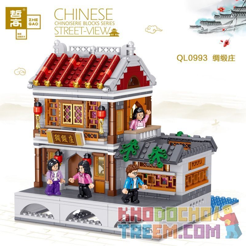 ZHEGAO QL0989 0989 QL0990 0990 QL0991 0991 QL0992 0992 QL0993 0993 QL0988 0988 non  JIANGNAN WATER INTOWSHIP KẾT HỢP JIANGLINQIAO NANTING NHÀ HÀNG JIANGYUE MÁY NƯỚC TRÀ YUYUAN SNAP bộ đồ chơi xếp lắp ráp ghép mô hình Creator Expert Chuyên Gia Sáng Tạo 5263 khối