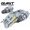 MorkModel 032002 Mork Model 032002 REBRICKABLE MOC-37840 37840 MOC37840 non  VƯƠNG MIỆN DAO CẠO KHỔNG LỒ bộ đồ chơi xếp lắp ráp ghép mô hình Movie & Game THE RAZOR CREST Phim Và Trò Chơi 4064 khối