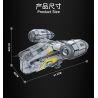 MorkModel 032002 Mork Model 032002 REBRICKABLE MOC-37840 37840 MOC37840 non  VƯƠNG MIỆN DAO CẠO KHỔNG LỒ bộ đồ chơi xếp lắp ráp ghép mô hình Movie & Game THE RAZOR CREST Phim Và Trò Chơi 4064 khối