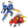 ZHEGAO ZG0111 0111 non  CRIT HYUN DRAGON MACHINE 2 KẾT HỢP RIGONS QUAN TRỌNG KNIGHT bộ đồ chơi xếp lắp ráp ghép mô hình 898 khối