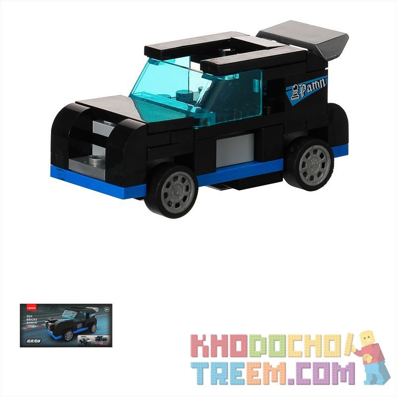 MINISO 607200 607201 607202 607203 607204 607205 607206 607207 non  MINI-BACK CAR 8 SÚNG THÉP BỐN BÁNH PIONEER EAGLE ĐÊM SÔNG SAO TỐC ĐỘ NGỰA HOANG PHANTOM WEILONG ĐUỔI THEO GIÓ CON ĐƯỜNG CƯỠI NGƯỜI ĐIÊN bộ đồ chơi xếp lắp ráp ghép mô hình Mini Racing Pacemaker Đua Xe Mini 640 khối