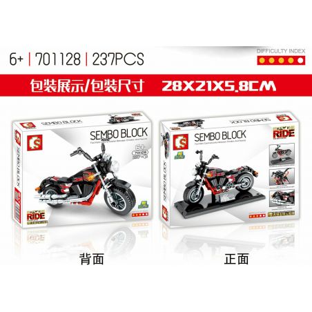 SEMBO 701128 non  VICTORY VEGAS. bộ đồ chơi xếp lắp ráp ghép mô hình Motorcycle Motorbike VICTORY VEGAS JACKPOT Xe Hai Bánh 237 khối