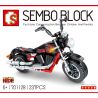 SEMBO 701128 non  VICTORY VEGAS. bộ đồ chơi xếp lắp ráp ghép mô hình Motorcycle Motorbike VICTORY VEGAS JACKPOT Xe Hai Bánh 237 khối