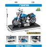 SEMBO 701122 non  HARLEY CẢM THẤY bộ đồ chơi xếp lắp ráp ghép mô hình Motorcycle Motorbike HARLEY-DAVIDSON FAT BOY Xe Hai Bánh 257 khối