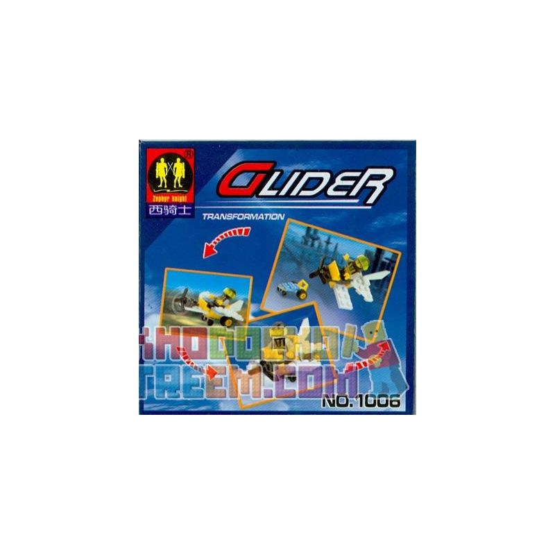 ZEPHYR KNIGHT 1006 non Lego TÀU LƯỢN bộ đồ chơi xếp lắp ráp ghép mô hình City GLIDER Thành Phố