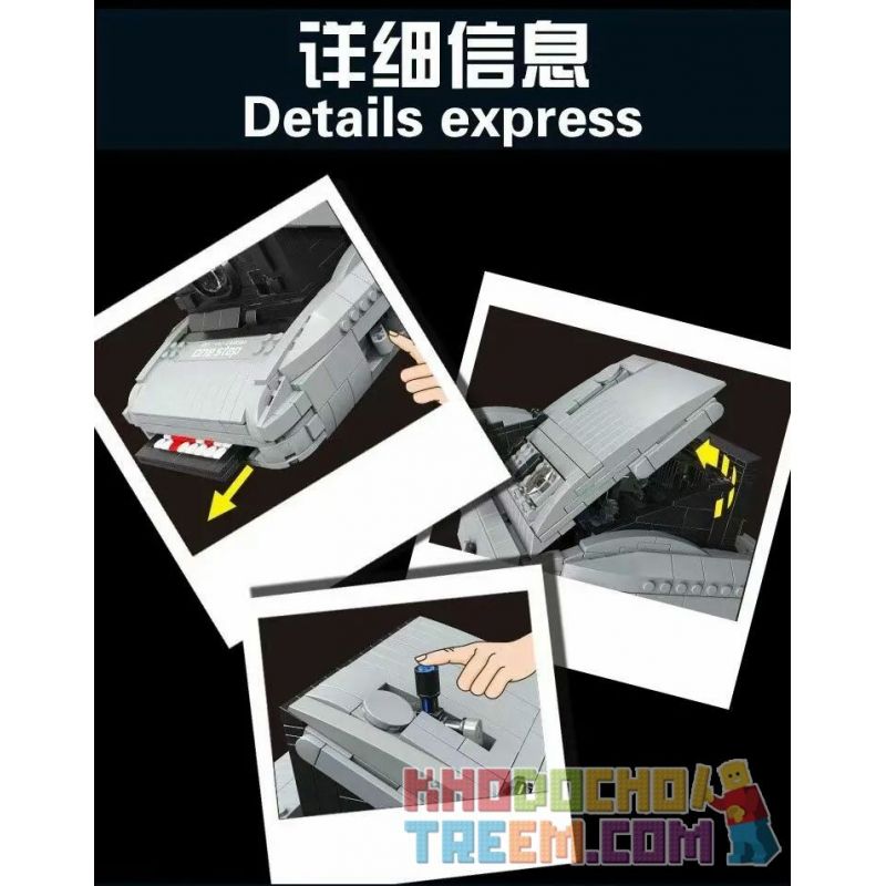 HENGTAI 92042 non  ĐẶT MỘT CAMERA HÌNH ẢNH bộ đồ chơi xếp lắp ráp ghép mô hình Creator Expert INSTANT CAMERA Chuyên Gia Sáng Tạo 797 khối