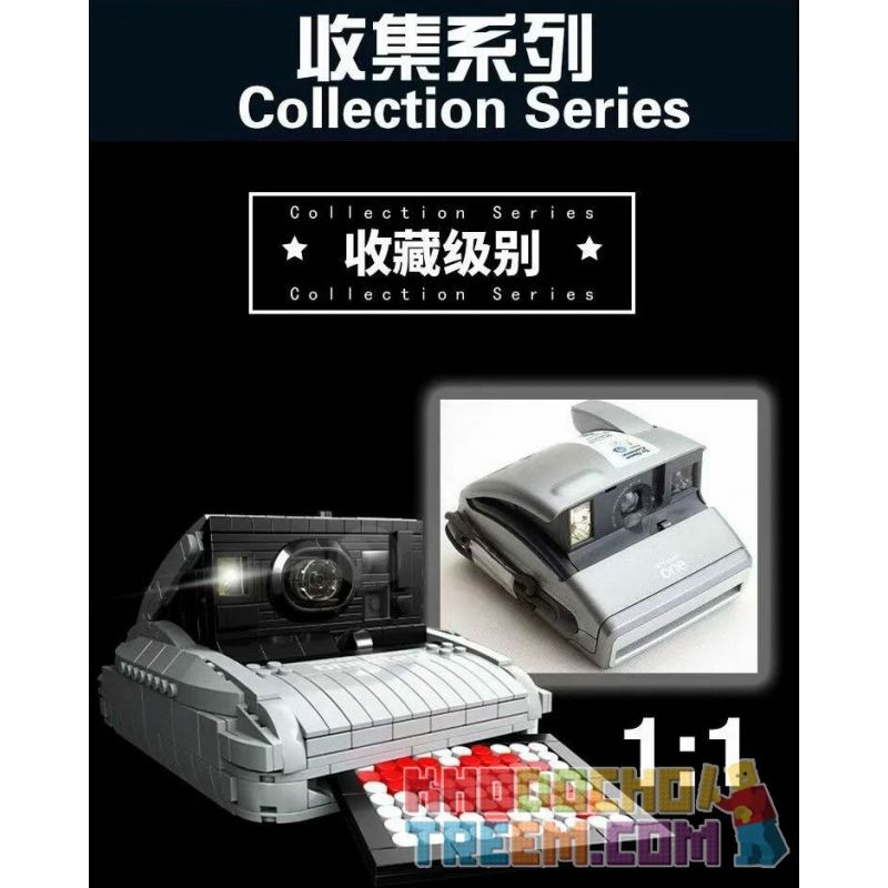 HENGTAI 92042 non  ĐẶT MỘT CAMERA HÌNH ẢNH bộ đồ chơi xếp lắp ráp ghép mô hình Creator Expert INSTANT CAMERA Chuyên Gia Sáng Tạo 797 khối