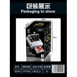 HENGTAI 92042 non  ĐẶT MỘT CAMERA HÌNH ẢNH bộ đồ chơi xếp lắp ráp ghép mô hình Creator Expert INSTANT CAMERA Chuyên Gia Sáng Tạo 797 khối