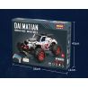 MOYU BLOCK MY88006 88006 non  MAKI-MACHI. bộ đồ chơi xếp lắp ráp ghép mô hình  DALMATIAN MONSTER TRUCK Kỹ Thuật Công Nghệ Cao Mô Hình Phương Tiện 987 khối