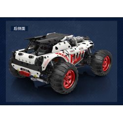 MOYU BLOCK MY88006 88006 non  MAKI-MACHI. bộ đồ chơi xếp lắp ráp ghép mô hình  DALMATIAN MONSTER TRUCK Kỹ Thuật Công Nghệ Cao Mô Hình Phương Tiện 987 khối