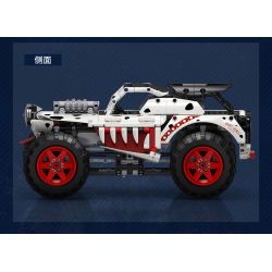 MOYU BLOCK MY88006 88006 non  MAKI-MACHI. bộ đồ chơi xếp lắp ráp ghép mô hình  DALMATIAN MONSTER TRUCK Kỹ Thuật Công Nghệ Cao Mô Hình Phương Tiện 987 khối