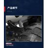MOYU BLOCK MY88006 88006 non  MAKI-MACHI. bộ đồ chơi xếp lắp ráp ghép mô hình  DALMATIAN MONSTER TRUCK Kỹ Thuật Công Nghệ Cao Mô Hình Phương Tiện 987 khối