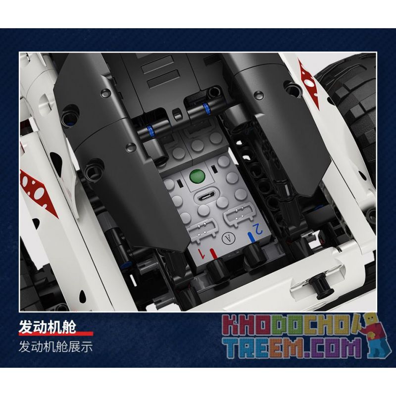 MOYU BLOCK MY88006 88006 non  MAKI-MACHI. bộ đồ chơi xếp lắp ráp ghép mô hình  DALMATIAN MONSTER TRUCK Kỹ Thuật Công Nghệ Cao Mô Hình Phương Tiện 987 khối