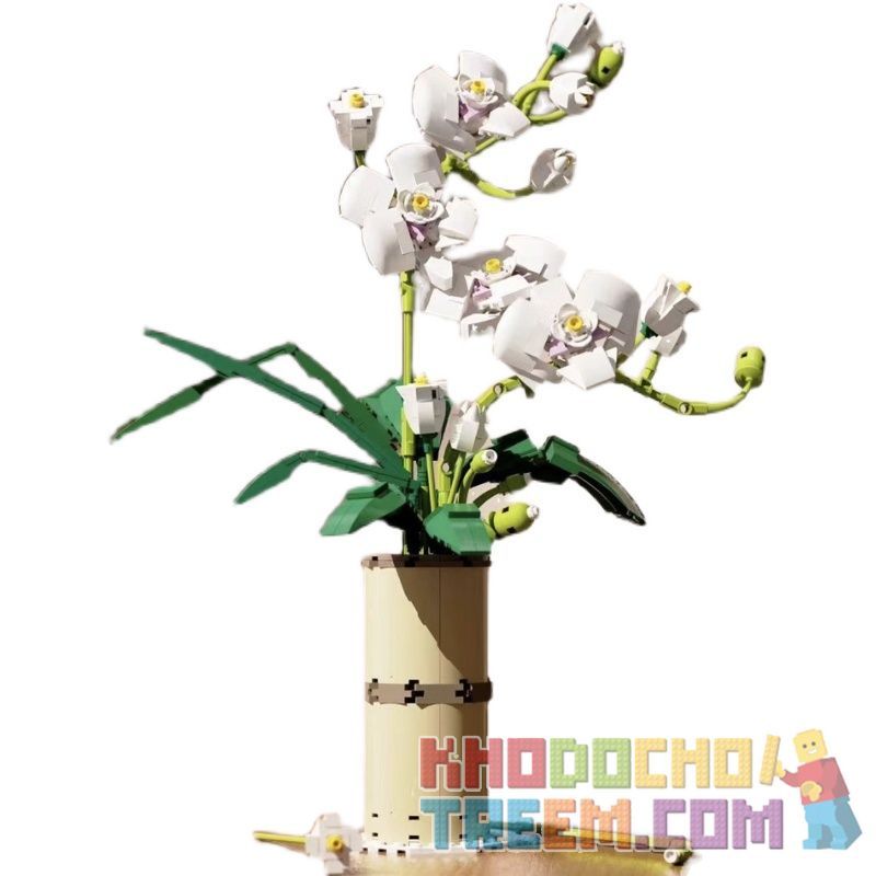 QIZHILE 92000 non Lego PHALAENOPSIS. bộ đồ chơi xếp lắp ráp ghép mô hình Creator Expert Chuyên Gia Sáng Tạo 588 khối