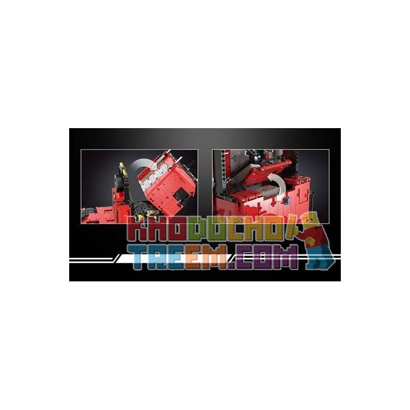 MouldKing 19005 Mould King 19005 REBRICKABLE MOC-2475 2475 MOC2475 non  MÁY KÉO KHÍ NÉN bộ đồ chơi xếp lắp ráp ghép mô hình  TRACTOR TRUCK Kỹ Thuật Công Nghệ Cao Mô Hình Phương Tiện 4511 khối