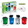 GUDI 9521 non  PHÂN LOẠI RÁC bộ đồ chơi xếp lắp ráp ghép mô hình 482 khối