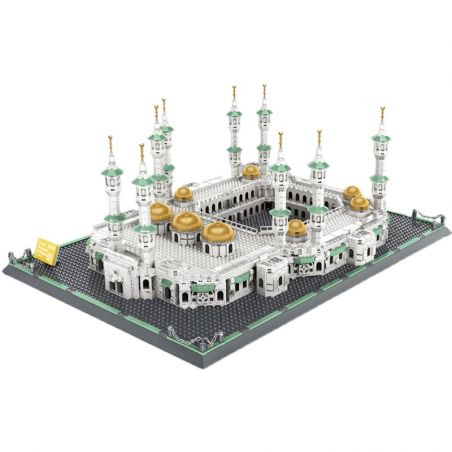 WANGE 6220 non  NHÀ THỜ HỒI GIÁO MECCA. bộ đồ chơi xếp lắp ráp ghép mô hình Buildings GREAT MOSQUE OF MECCA 2274 khối