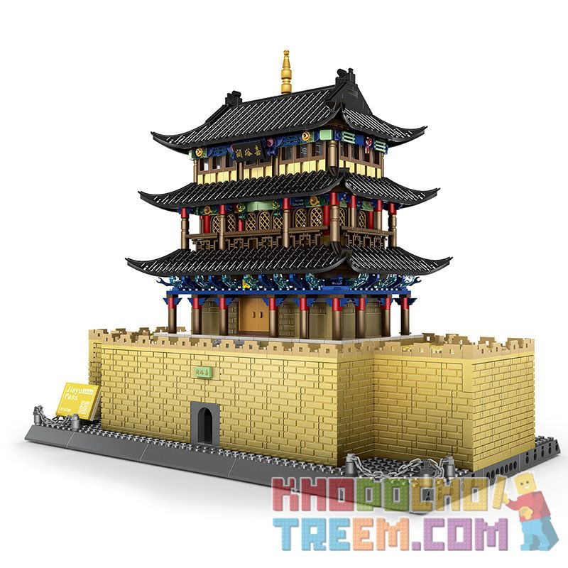 WANGE 6222 non Lego GANSU JIAGUAN. bộ đồ chơi xếp lắp ráp ghép mô hình JIAYU PASS 1511 khối