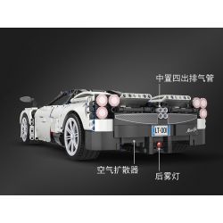 Winner 7050 non  XE ĐUA PORSCHE TRẮNG tỷ lệ 1:10 bộ đồ chơi xếp lắp ráp ghép mô hình  SUPER FERRARIED RACING CAR Kỹ Thuật Công Nghệ Cao Mô Hình Phương Tiện 2209 khối