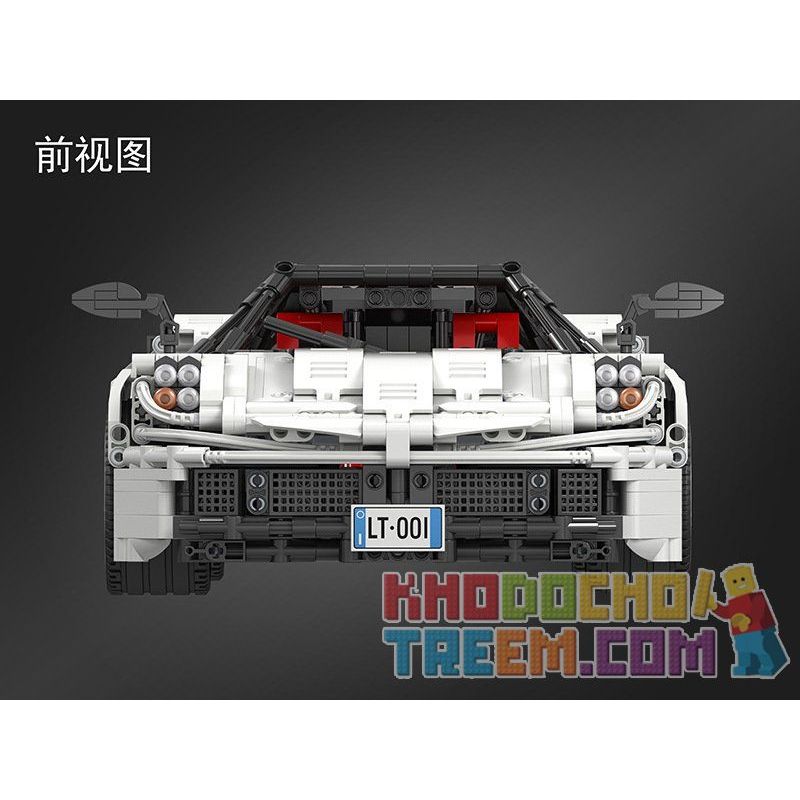 Winner 7050 non  XE ĐUA PORSCHE TRẮNG tỷ lệ 1:10 bộ đồ chơi xếp lắp ráp ghép mô hình  SUPER FERRARIED RACING CAR Kỹ Thuật Công Nghệ Cao Mô Hình Phương Tiện 2209 khối