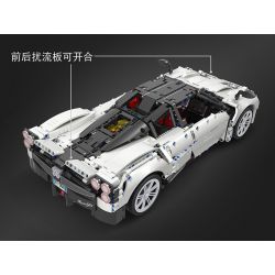 Winner 7050 non  XE ĐUA PORSCHE TRẮNG tỷ lệ 1:10 bộ đồ chơi xếp lắp ráp ghép mô hình  SUPER FERRARIED RACING CAR Kỹ Thuật Công Nghệ Cao Mô Hình Phương Tiện 2209 khối