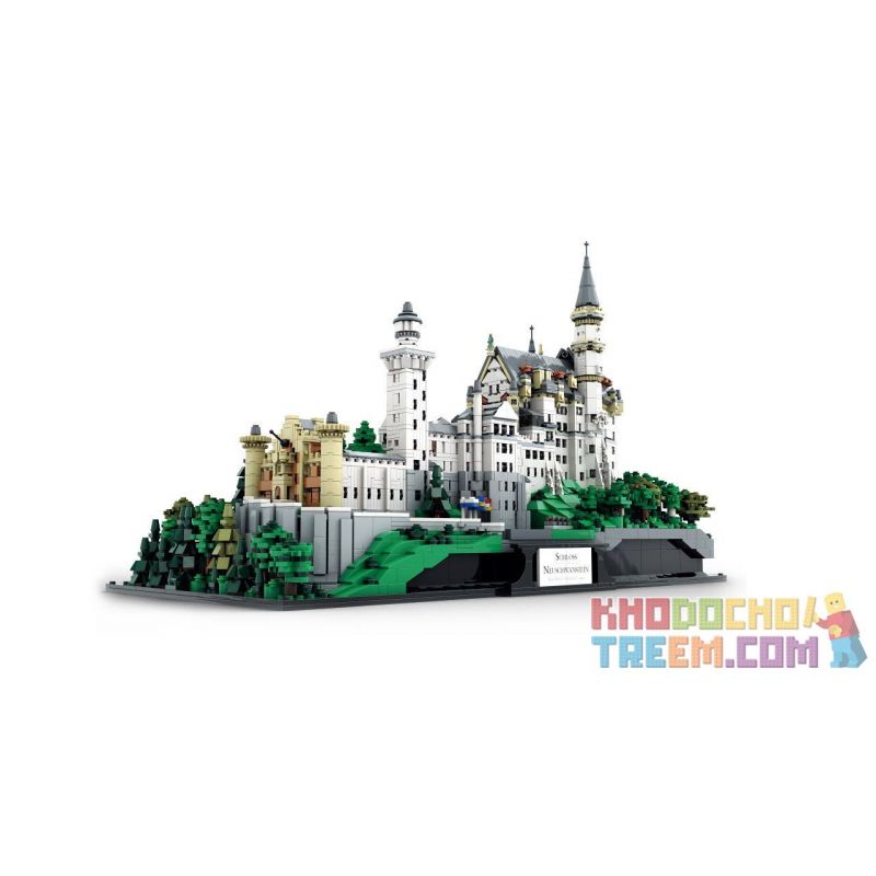 XINGBAO XB-05002 05002 XB05002 non  LÂU ĐÀI THIÊN NGA TRẮNG bộ đồ chơi xếp lắp ráp ghép mô hình Architecture NEW SWAN STONE CASTLE Công Trình Kiến Trúc 7437 khối XINGBAO XB-05002 05002 XB05002 non  LÂU ĐÀI THIÊN NGA TRẮNG bộ đồ chơi xếp lắp ráp ghép mô hình Architecture NEW SWAN STONE CASTLE Công Trình Kiến Trúc 7437 khối
