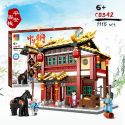 WOMA C0342 0342 non Lego NHÀ TRỌ HÒA BÌNH bộ đồ chơi xếp lắp ráp ghép mô hình Chinatown Khu Phố Tàu