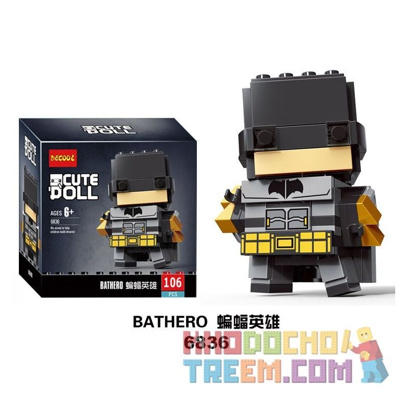 NOT Lego Brickheadz 41610 Tactical Batman & Superman Brickheadboy Dc Super  Heroes Batman Superman , Decool 6835 6836 Jisi 6835 6836 Xếp hình Batman &  Siêu Nhân Chiến Thuật giá sốc rẻ nhất