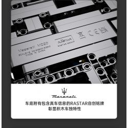 RASTAR 93500 93510: Maserati MC 20 Nettuno Poseidon Gầm Rú Tỷ Lệ 1:8 Chi Tiết) (3400 Chi Tiết) - Ảnh 21
