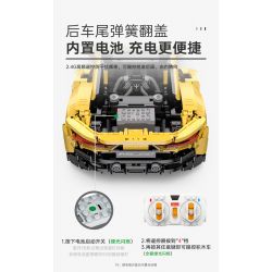 RASTAR 93500 93510: Maserati MC 20 Nettuno Poseidon Gầm Rú Tỷ Lệ 1:8 Chi Tiết) (3400 Chi Tiết) - Ảnh 26