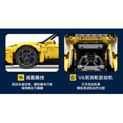 RASTAR 93500 93510: Maserati MC 20 Nettuno Poseidon Gầm Rú Tỷ Lệ 1:8 Chi Tiết) (3400 Chi Tiết) - Ảnh 27