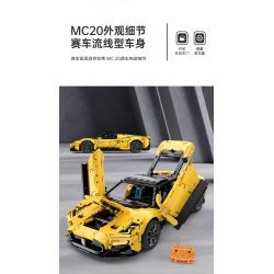 RASTAR 93500 93510: Maserati MC 20 Nettuno Poseidon Gầm Rú Tỷ Lệ 1:8 Chi Tiết) (3400 Chi Tiết) - Ảnh 28