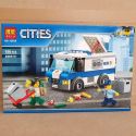 NOT Lego MONEY TRANSPORTER 60142 BELA 10654 xếp lắp ráp ghép mô hình NGƯỜI VẬN CHUYỂN TIỀN City Thành Phố 138 khối