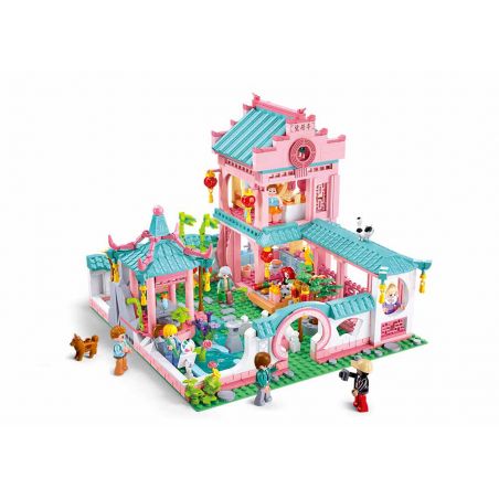 SLUBAN M38-B1116 B1116 1116 M38B1116 38-B1116 non  VỌNG HÀ CÁC bộ đồ chơi xếp lắp ráp ghép mô hình 1092 khối