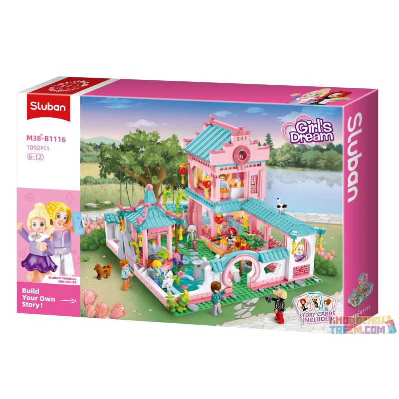 SLUBAN M38-B1116 B1116 1116 M38B1116 38-B1116 non Lego VỌNG HÀ CÁC bộ đồ chơi xếp lắp ráp ghép mô hình 1092 khối