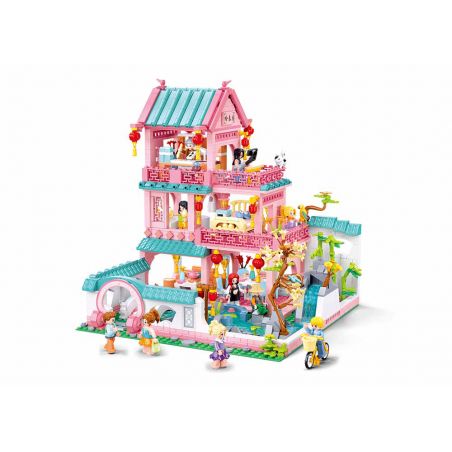 SLUBAN M38-B1117 B1117 1117 M38B1117 38-B1117 non  VƯỜN NGÂN XUÂN bộ đồ chơi xếp lắp ráp ghép mô hình 1342 khối