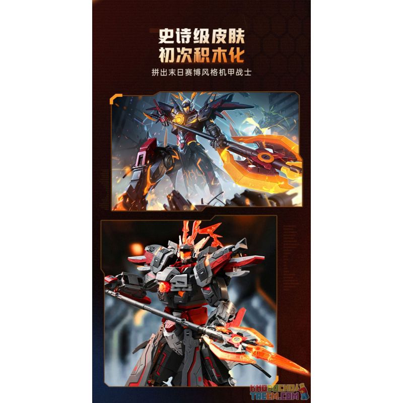 KEEPPLEY K21102 21102 non  DANH DỰ CỦA CÁC VỊ VUA MECHA TẬN THẾ LỮ BỐ bộ đồ chơi xếp lắp ráp ghép mô hình Movie & Game DOOMSDAY MECHA Phim Và Trò Chơi